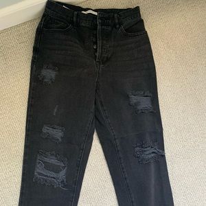 Pacsun High Rise Straight Jeans